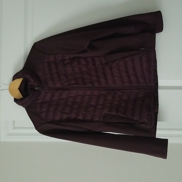 32 degrees mix media jacket in burgundy  size medium - Picture 2 of 7